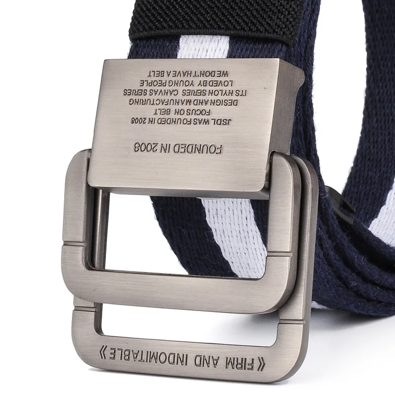 Ремень мужской нейлоновый парусиновый тактический брезентовый с двойной