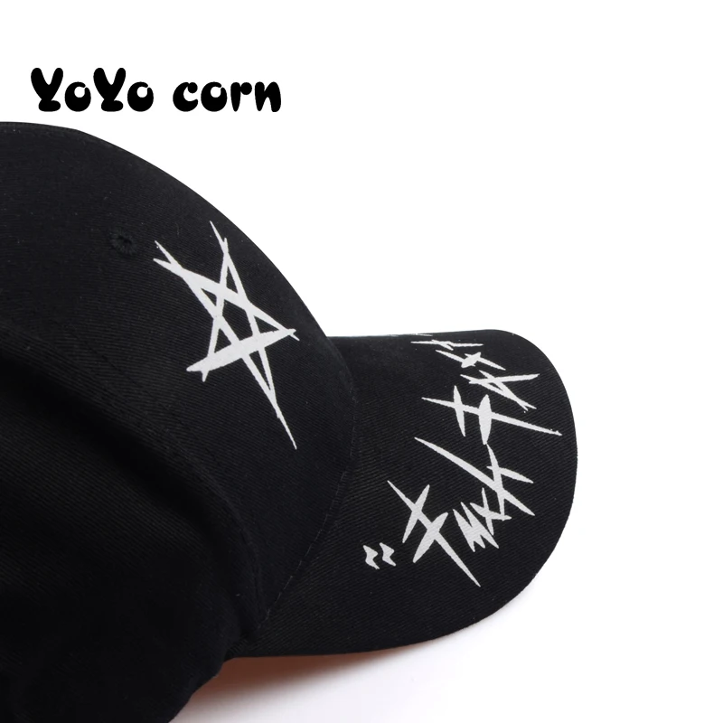 YOYOCORN бейсболка Мужская шляпа весна кости Masculino шапки летние Snapback Шанс рэпер человек черный люксовый бренд