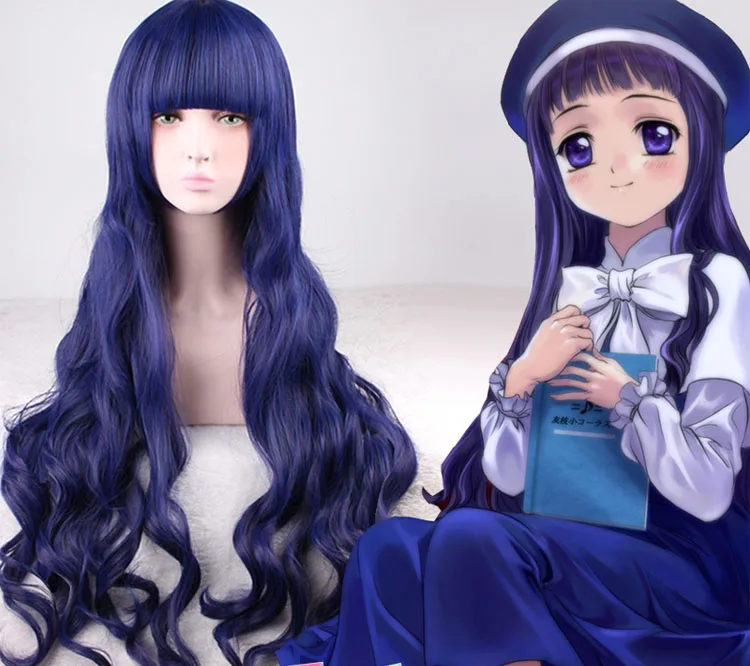 Длинный костюм для косплея Сакура дамидзи Томойо из аниме карты парик певицы