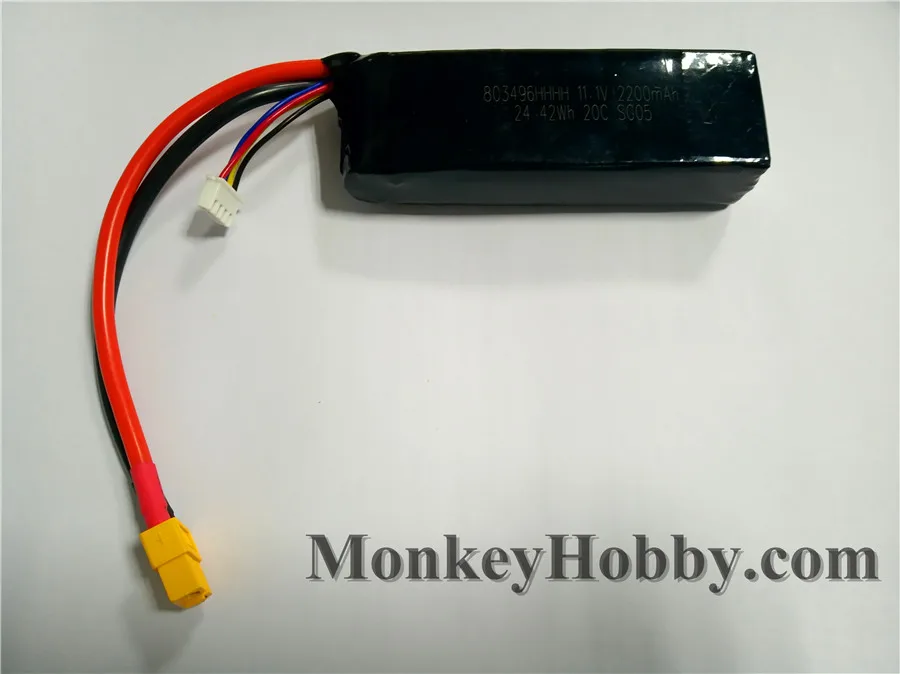 Dynam RC 11.1V 3S 2200mAh 20C Lipo Battery XT60 Plug | Игрушки и хобби