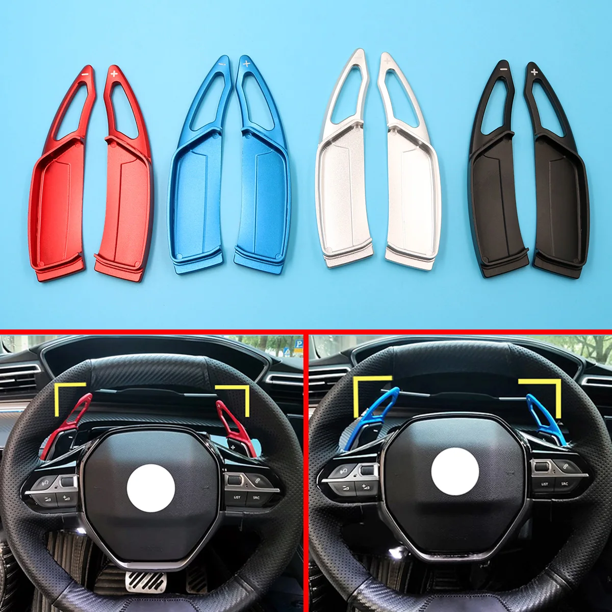 

Весло переключения передач для Peugeot 3008 5008 GT 2017 2018 2019, удлинитель рулевого колеса, автомобильные аксессуары