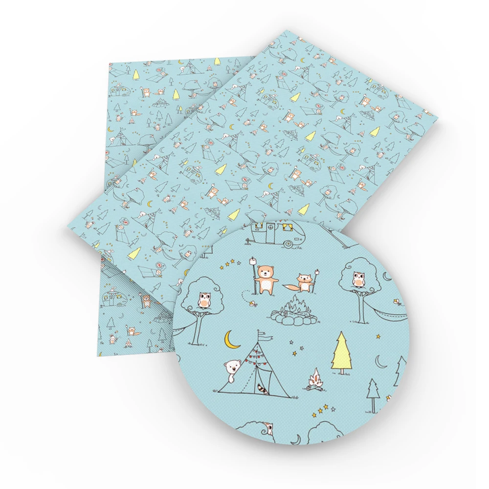 Дэвид Энджи 20*33 см с цветочным узором ананас лимон Синтетическая кожа ткань 1 шт DIY