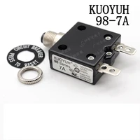 3pcs taiwan kuoyuh 98 series 7a overcurrent protector overload switch