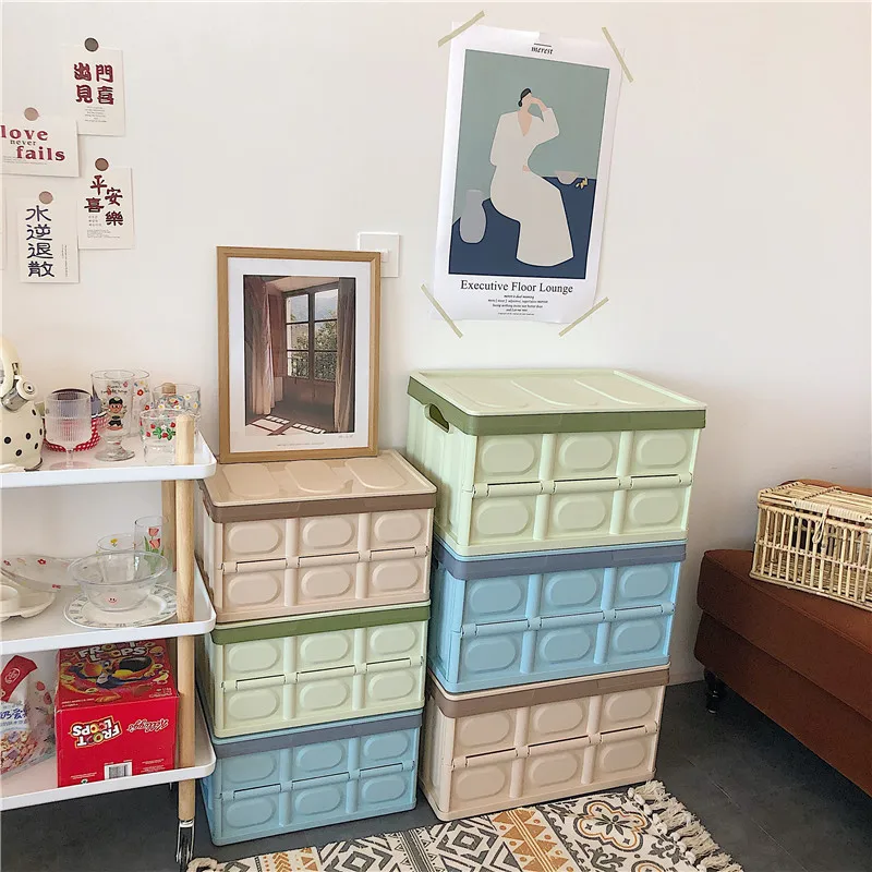 

Многоцветный ящик для хранения одежды Ins, складной ящик для перчаток для студенческого общежития, автомобильный сортировочный ящик