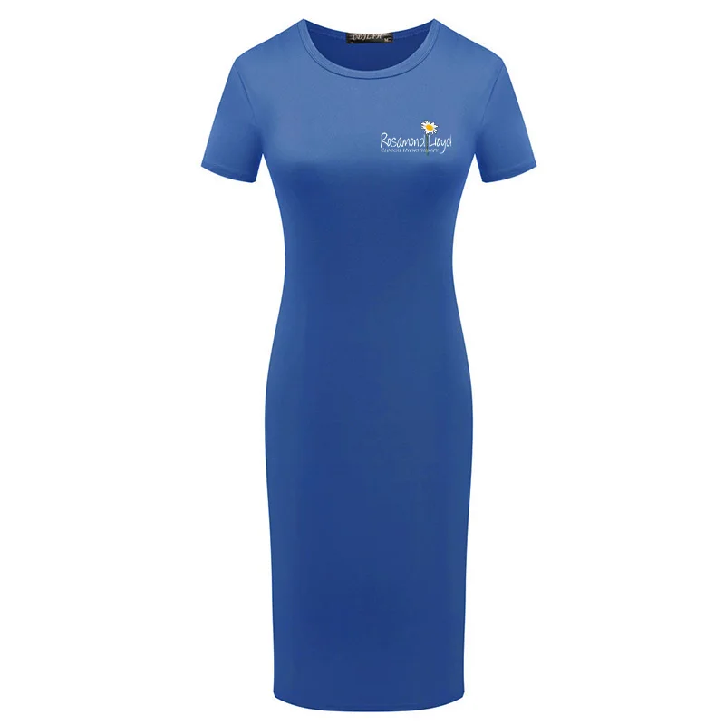

2020 Dresses For Women Summer Bodycon Fashion Pencil Print Flower Casual Work Dresses Women Vestido Solid Color Sexy Party Dress