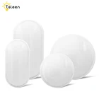 Новая круглаяовальсветодиодный светодиодная влагостойкая потолочная лампа, IP65, водонепроницаемый уличный садовый светильник для ванной комнаты, современная настенная лампа, 16 Вт, 20 Вт