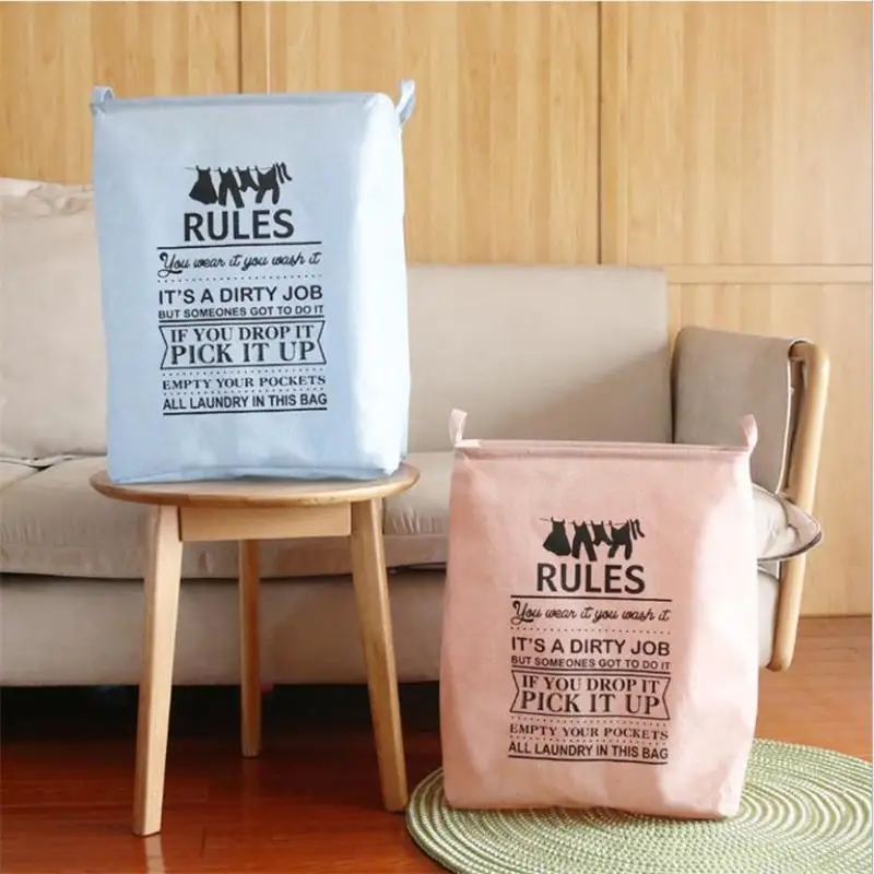 Складная корзина для белья с крышкой большая емкость корзины хранения одежды и