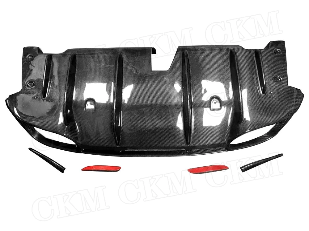 Углеродное волокно Материал диффузор губа на задний бампер для Alfa Romeo Giulia