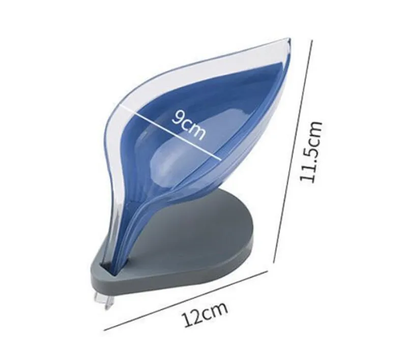 

New 50pcs/lot Soap Holder Sink Sponge Drain Box Creative Suction Cup Soap Storage Drying Rack Cleaning Brush Case Bathroom