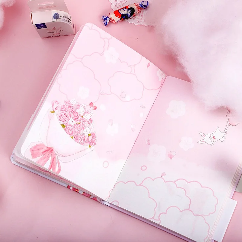 &quotMilk Bunny&quot милый жесткий чехол дневник для девочек красивое Рисование ноутбука