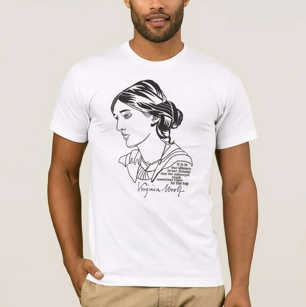 

Virginia Woolf Quote Men's T-Shirt | English Writer | Feminist Gift