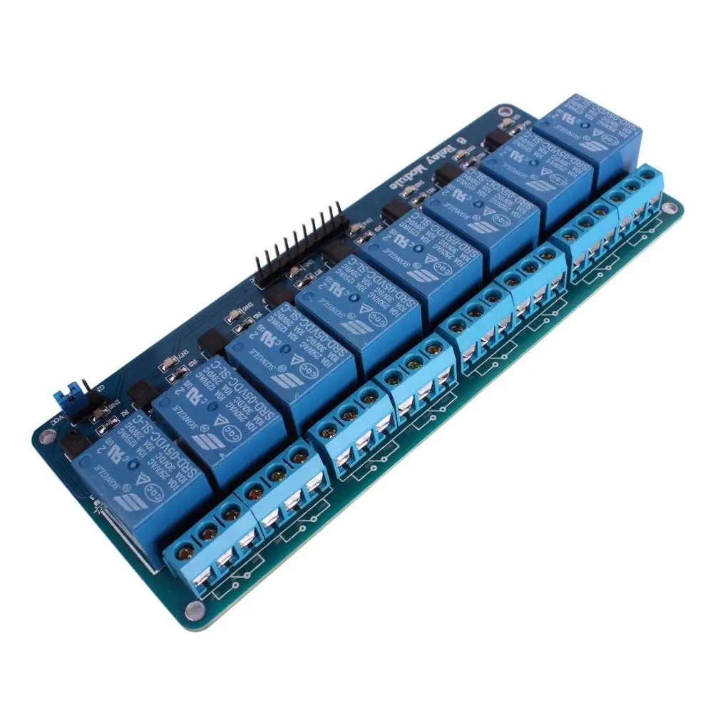 2 шт. 8 канальный DC 5V релейный модуль с Оптрон для Arduino UNO R3 Мега 2560 1280 DSP ARM PIC AVR STM32