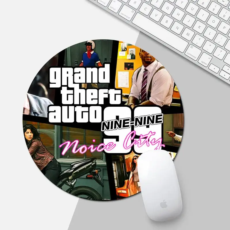 

GTA Locking Edge Mouse Pad Game Game Office Work Round Mouse Mat pad XL Non-slip Laptop Cushion mousepad