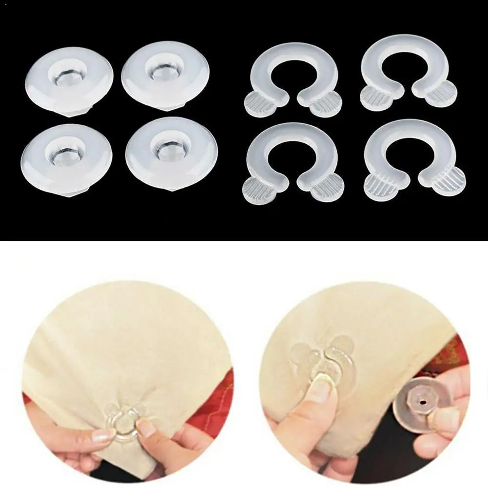 4 шт./компл. белые захваты для одеяла домашние портативные зажимы простыни