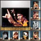 Живопись на холсте в стиле Брюса Ли, китайского кунг-фу, винтажные фотографии, плакаты, принты, настенные картины для гостиной, домашний декор на стену