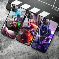 mobile legends phone case tempered glass for iphone 12 pro max mini 11 pro xr xs max 8 x 7 6s 6 plus se 2020 case