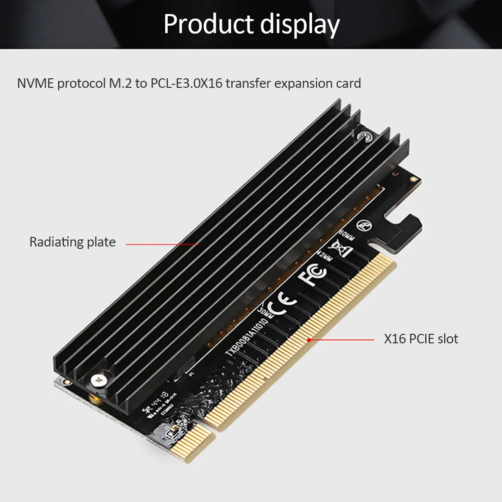 M.2 NVMe SSD адаптер M2 к PCIE 3 0 X16 контроллер карта M ключ интерфейс поддержка PCI Express 0x4