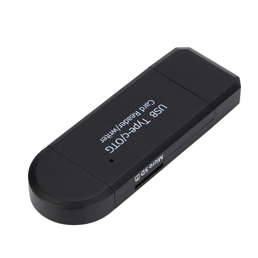2 IN 1 USB3.1 Type C OTG SD/Micro SD Card Reader With USB 2.0 & Micro Plug 480Mbps Data Transfer Rate | Компьютеры и офис