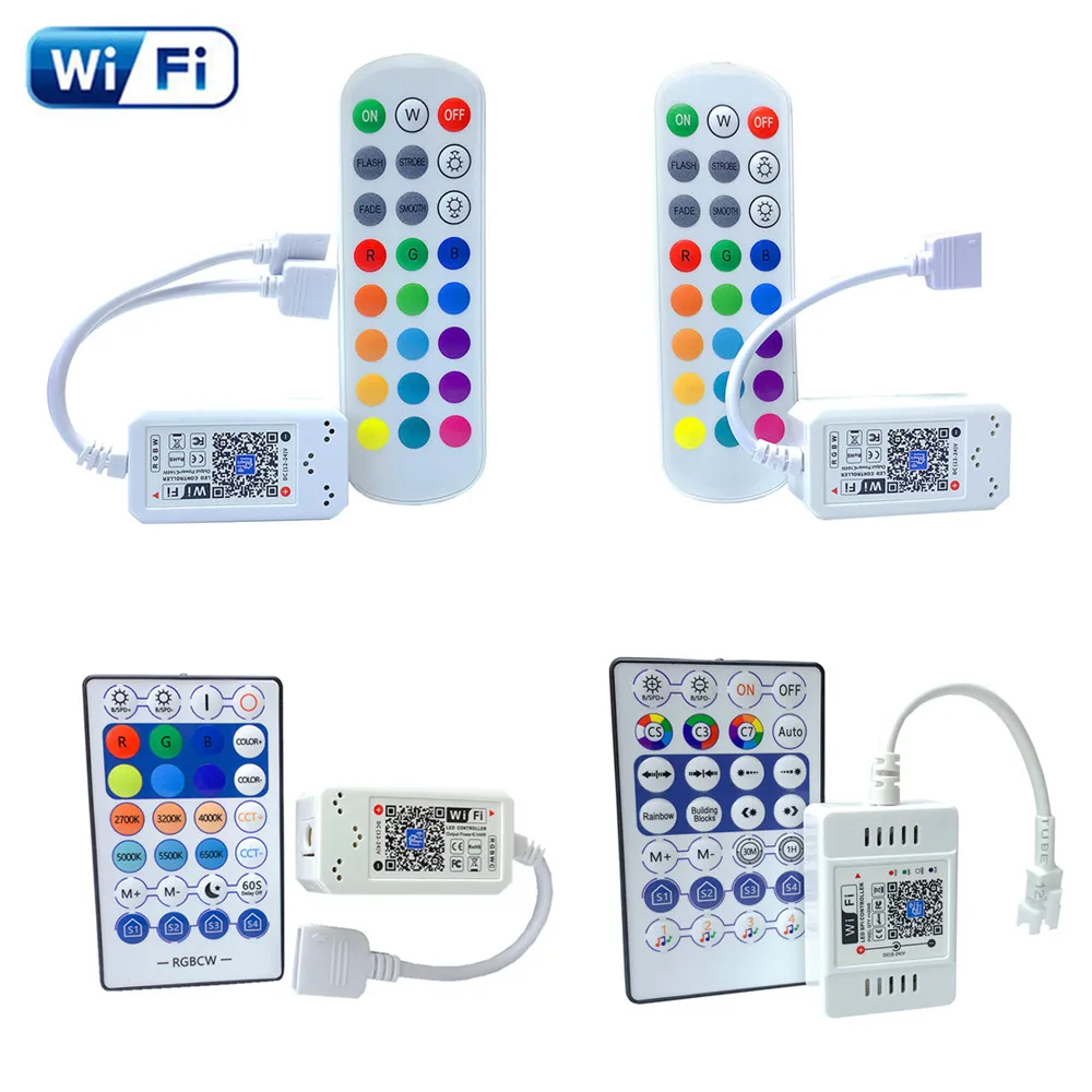 

Светодиодный Wi-Fi контроллер постоянного тока 5 в 12 В 24 в RGB RGBW RGBWW Pixel Magic Home музыкальный голосовой контроллер для светодиодной ленты 5050 2835 WS2811 WS2812B