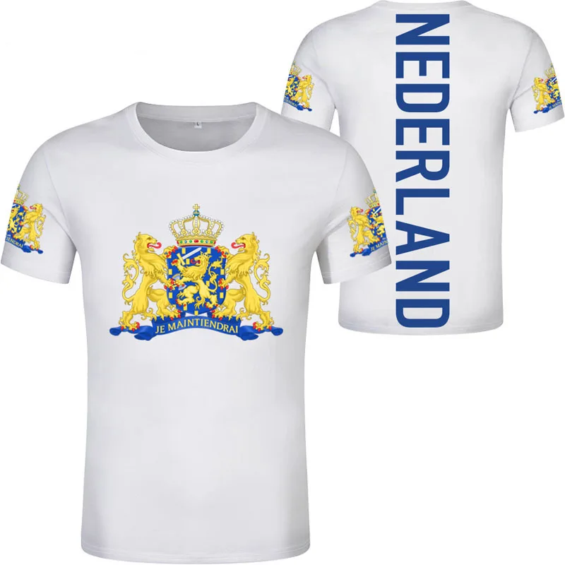 Нидерланды мужская Молодежная Футболка с именем под заказ номером nld