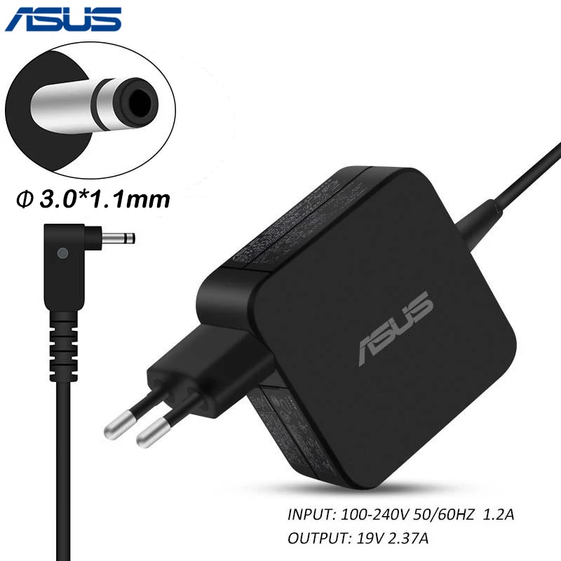 Адаптер питания для ноутбуков Asus 19 в 3 0 А 45 Вт постоянный ток 1 * мм | Компьютеры и