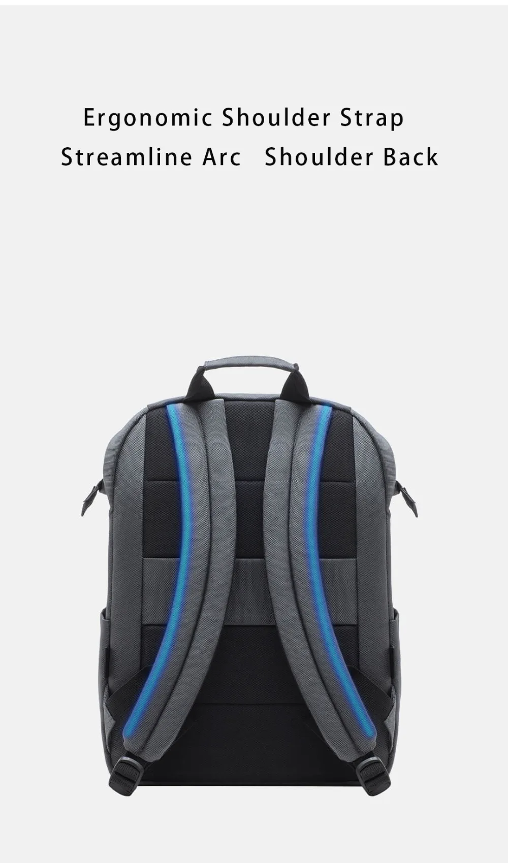Xiaomi 90FUN рюкзак для ноутбука 15,6 дюймов Сумка для ноутбука с противоугонными непромокаемые застежки-молнии 20L рюкзак для путешествий Mochila
