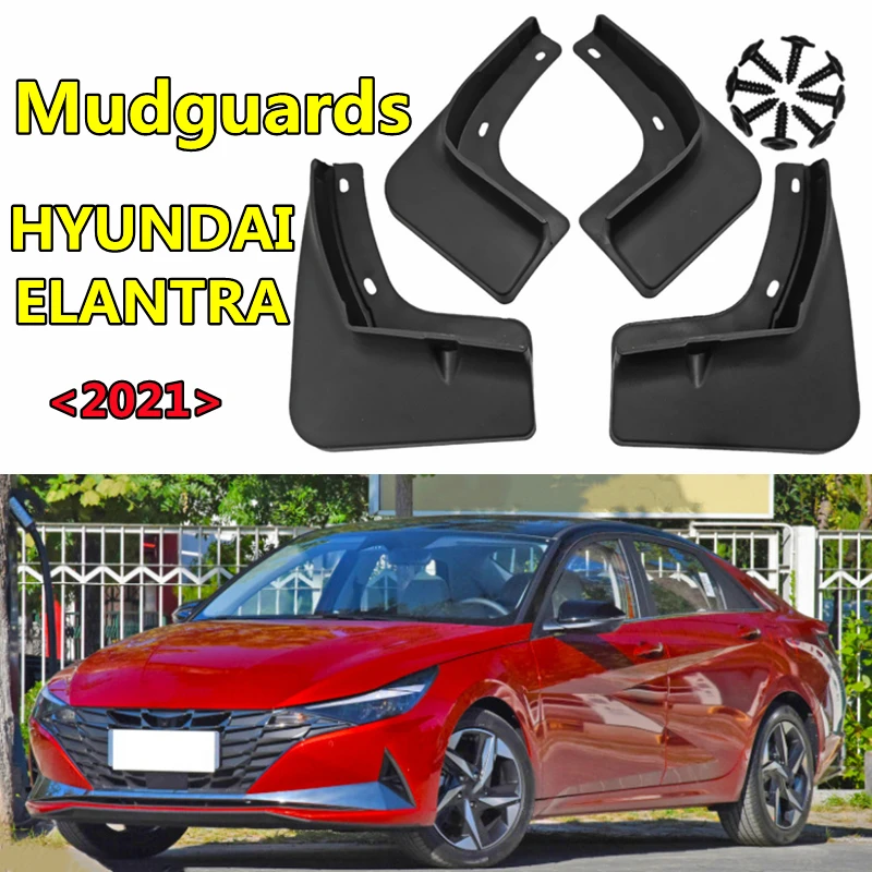

4 шт., брызговики для HYUNDAI ELANTRA 2021