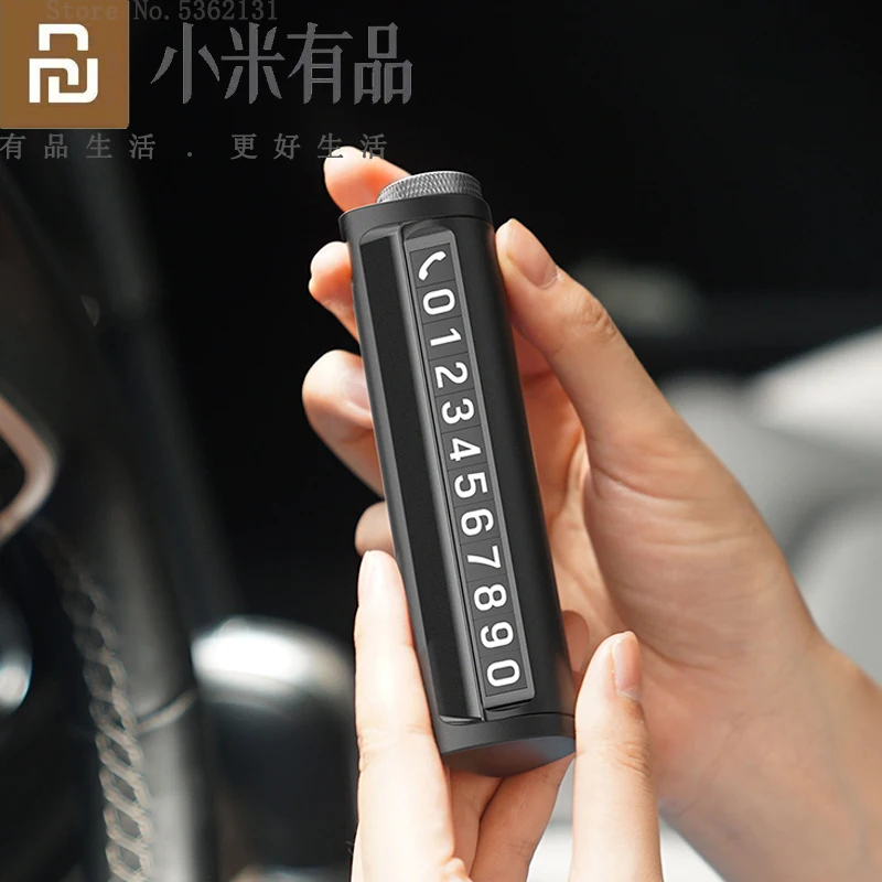 

Многофункциональная автомобильная карточка Youpin для временной парковки, выключатель окон, безопасный молоток, ночсветильник, карточка с но...
