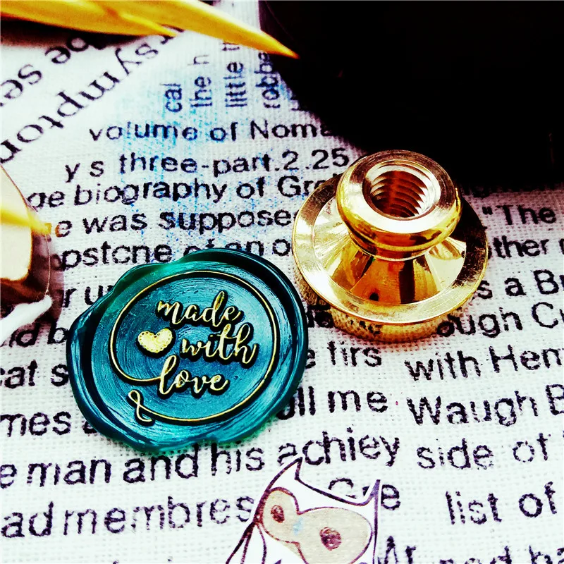 Печать Вощеная в форме сердца печать для конверта подарок мальчика девочки