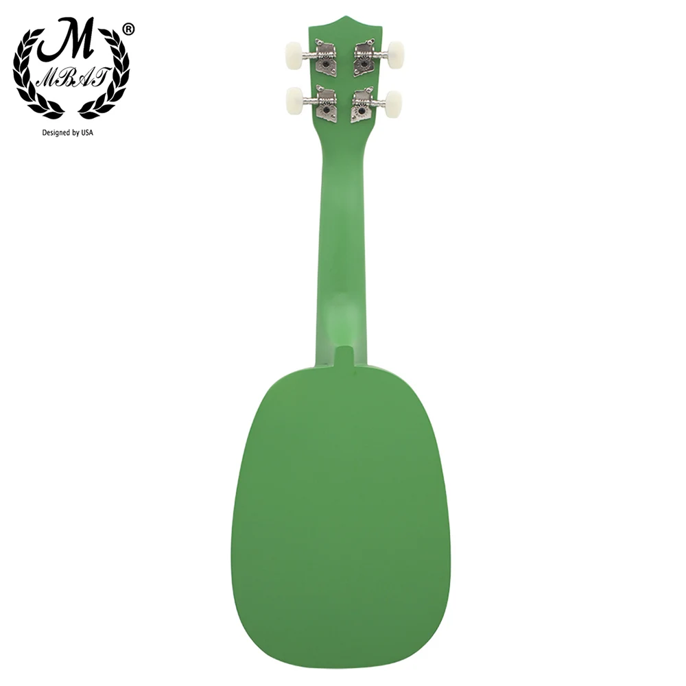 Укулеле M MBAT 21 дюйм гавайская гитара-арбуз музыкальный инструмент 4 струны липа