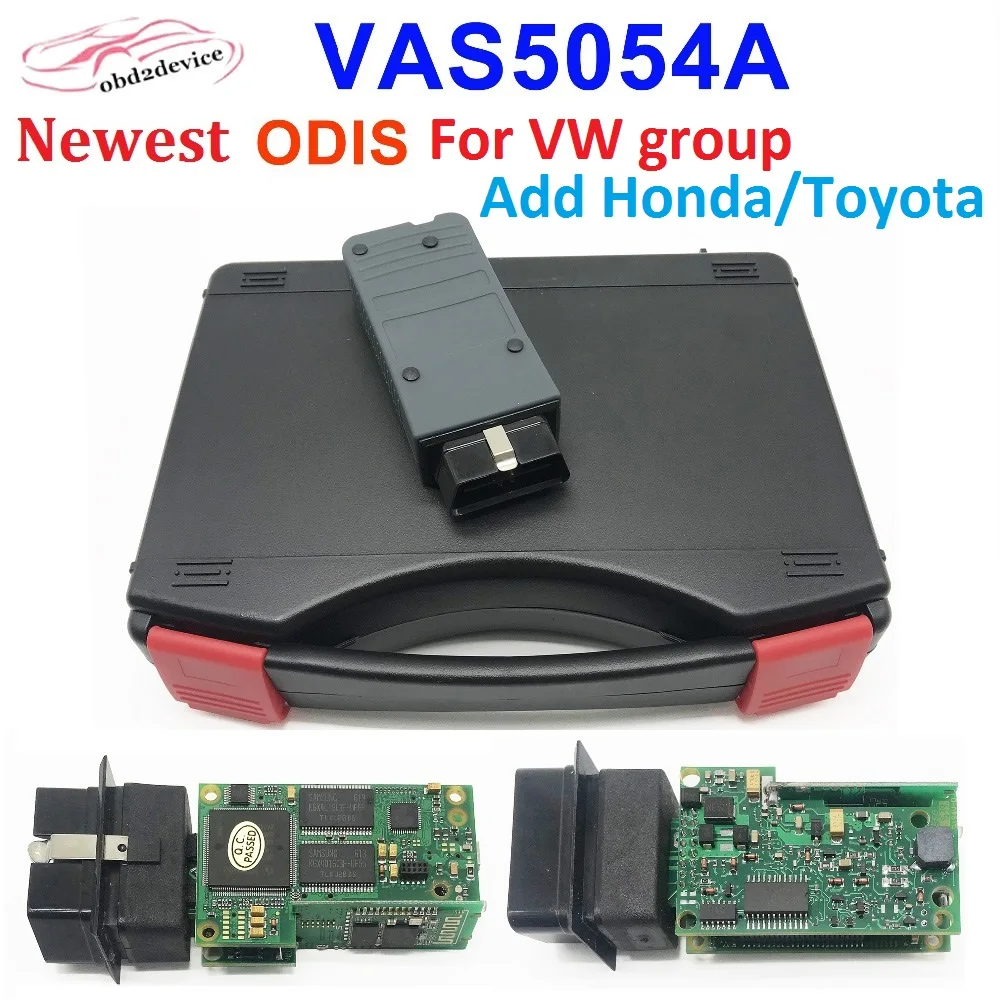 VAS 5054a ODIS V5.16 OKI M6636B полный чип для vw автомобильный диагностический VAS5054A dois автоматический сканер для Honda Toyota Bluetooth подключение