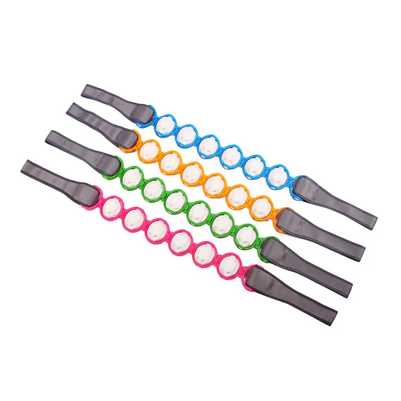 

Self Body Massager Upper Lower Point Rolling Knot Portable Roller Rope Massage Trigger for Shoulder Back Neck P9