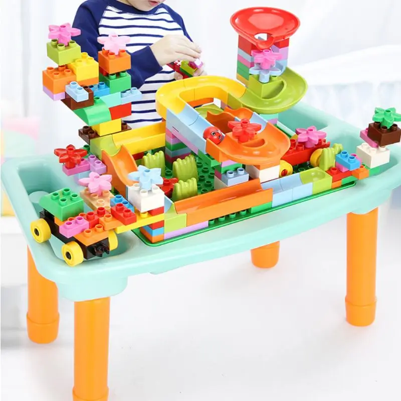 

1Set Multifunctional Fishing Learning Building Blocks Study Table Toys for Kids Children Desktop Early Education Toy Gifts Y4QA