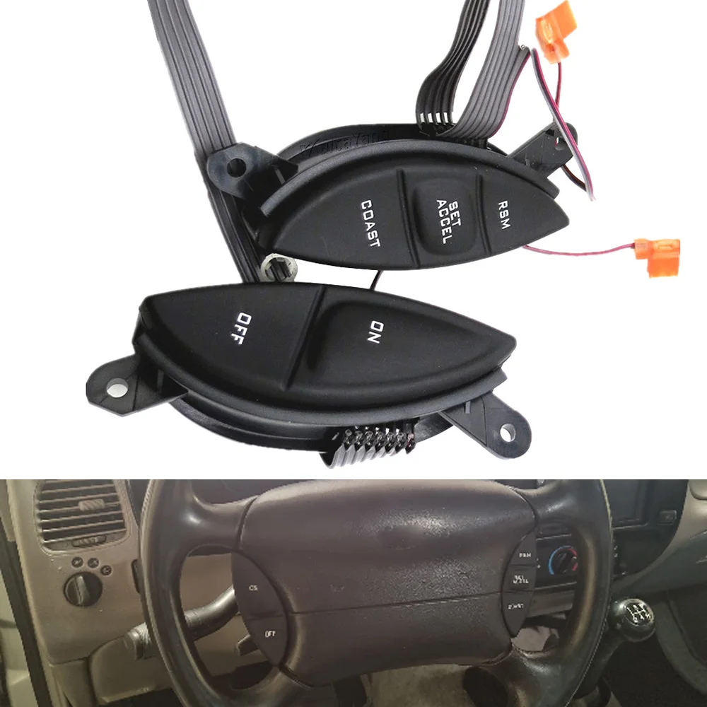 Cruise Control Switch Button F87z-9c888-bb For Ford Explorer Sport Trac Ranger 1998 1999 2000 2001 2002 2003