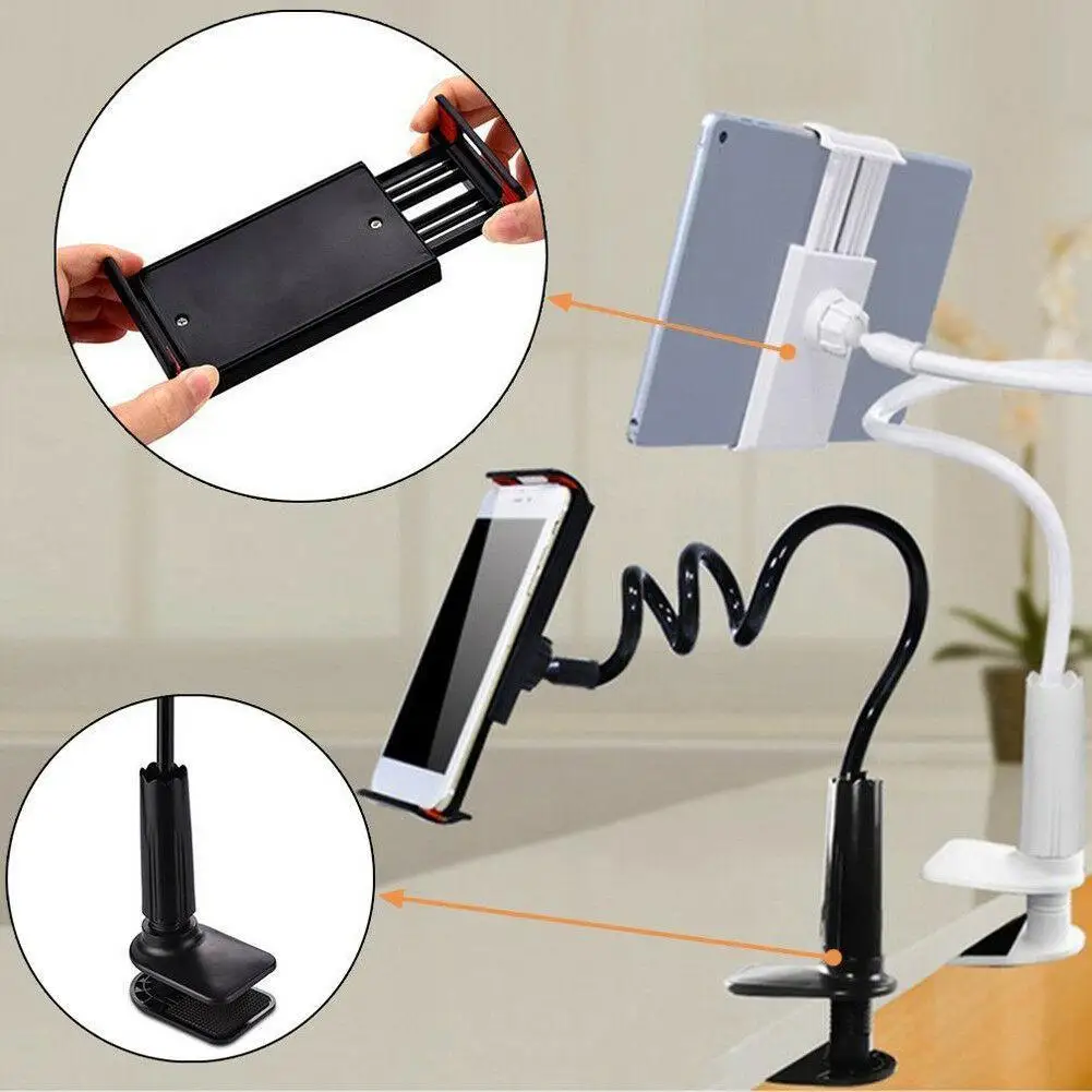 

1 Pcs 360 Degree Flexible Arm Table Pad Holder Stand Long Lazy People Bed Desktop Tablet Mount for Huaiwei Xiaomi Pad Ipad Min