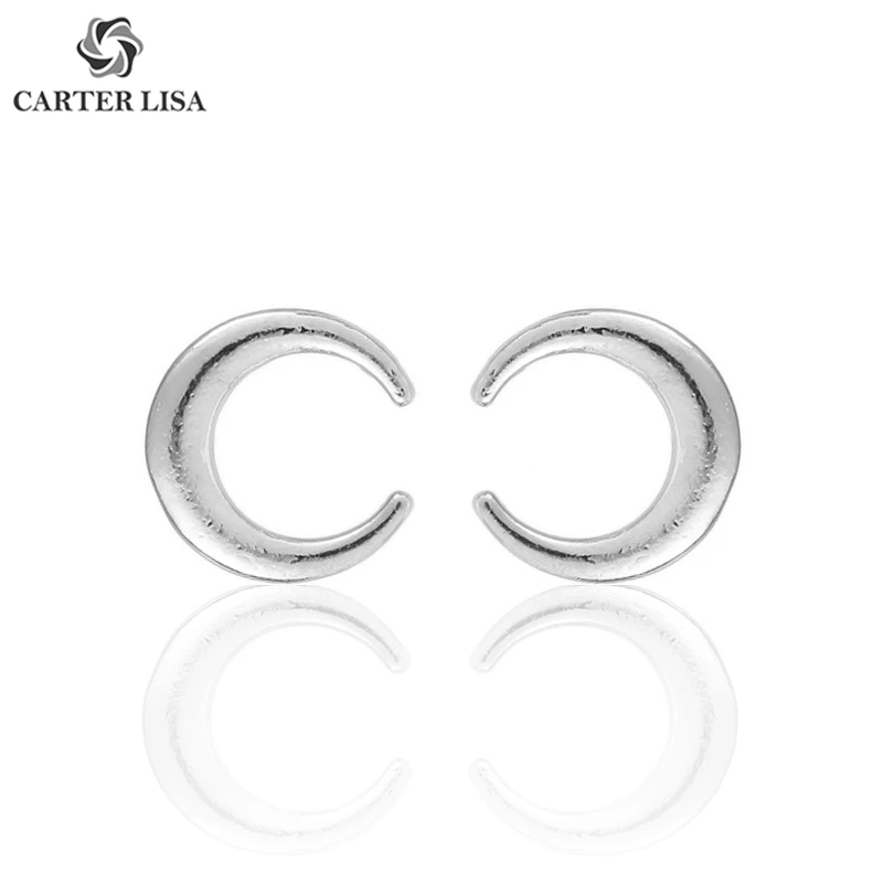 Женские серьги гвоздики CARTER LISA простые геометрические свадебные