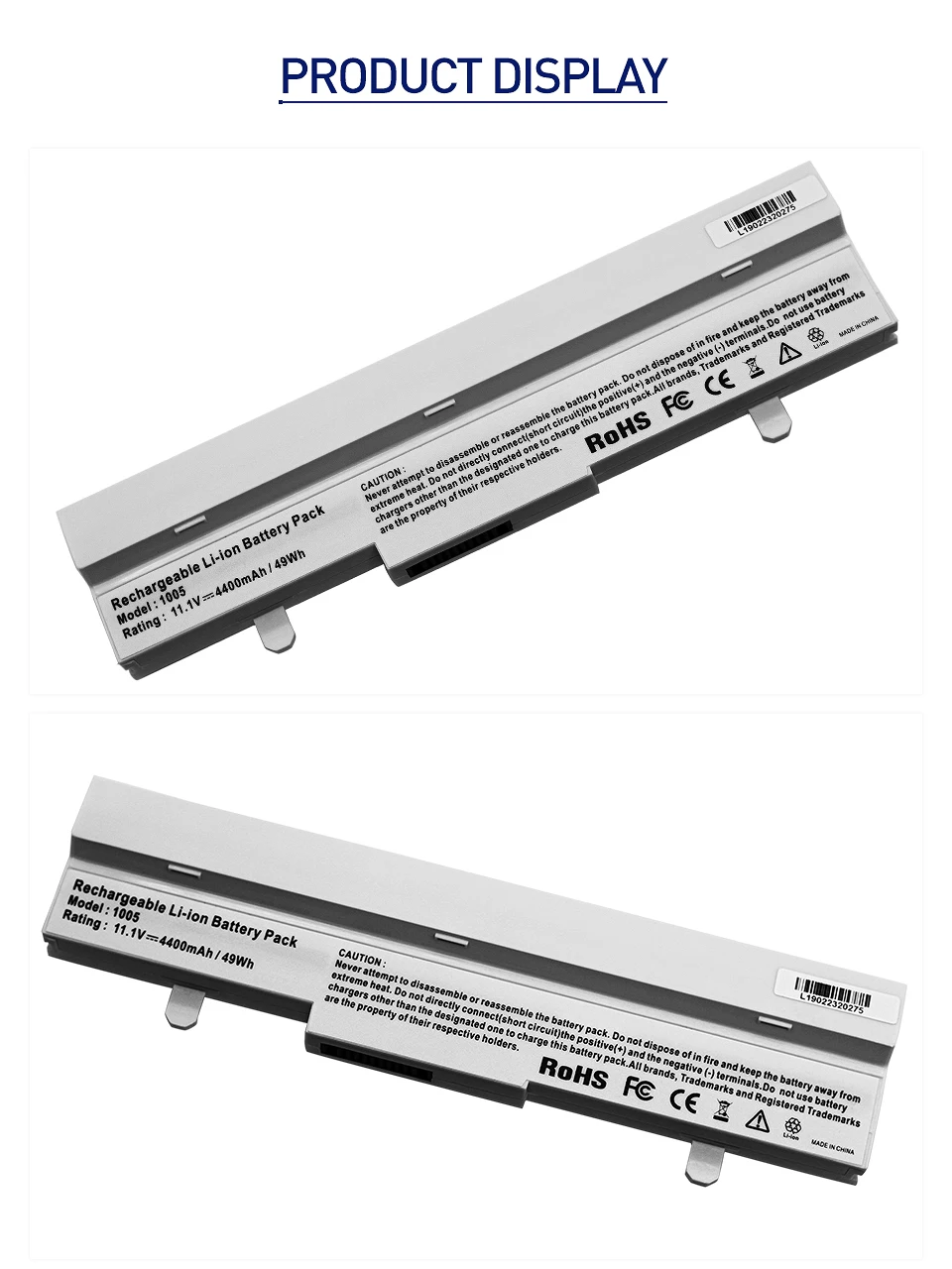 Apexway ноутбук Батарея белый 4400 мАч для Asus Eee PC AL31-1005 AL32-1005 ML32-1005 PL32-1005 1005 1001P 1001HA 1101HA