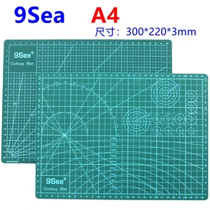 Двухсторонний коврик для резки А4 9Sea, коврик для изготовления моделей, инструмент для творчества, 20 см x 30 см