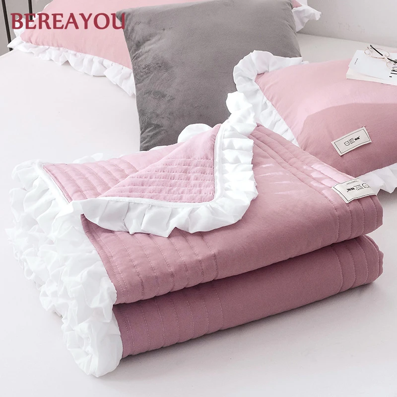 2/3 шт. японские потертые хлопковые постельные стеганые одеяла наволочка мягкое