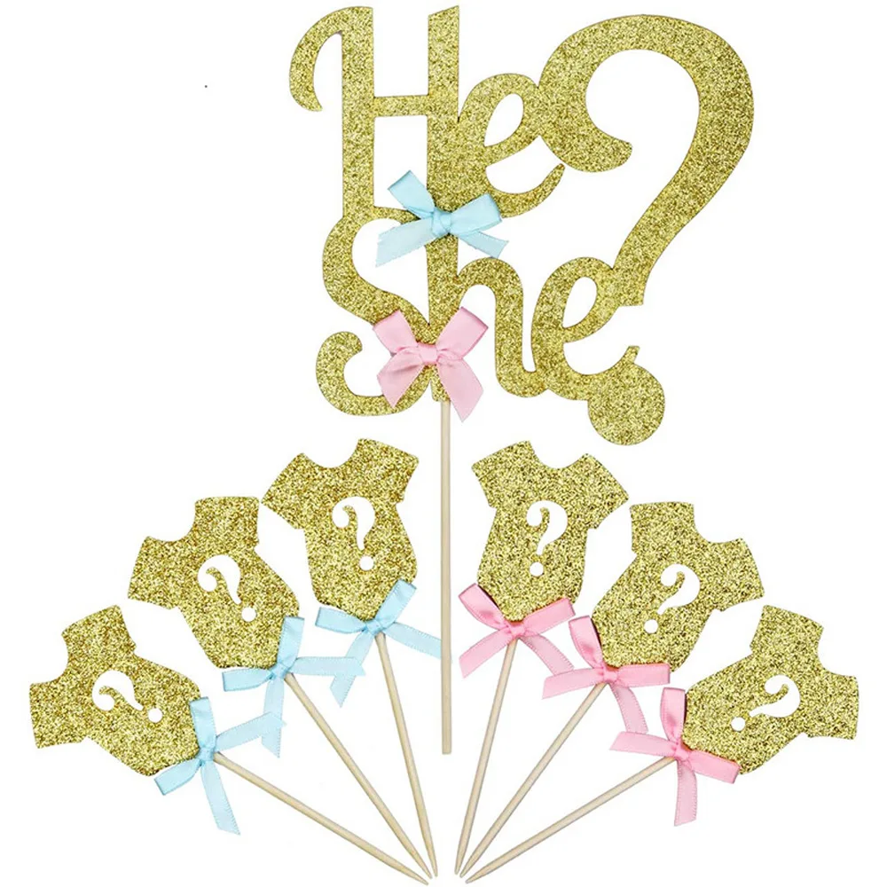 

Украшение для торта с надписью «He Or She»
