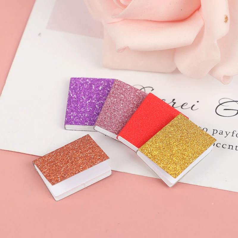 

New Style 4pcs/set 1/12 Dollhouse Miniature Classic Colorful Books Model Scene Accessories