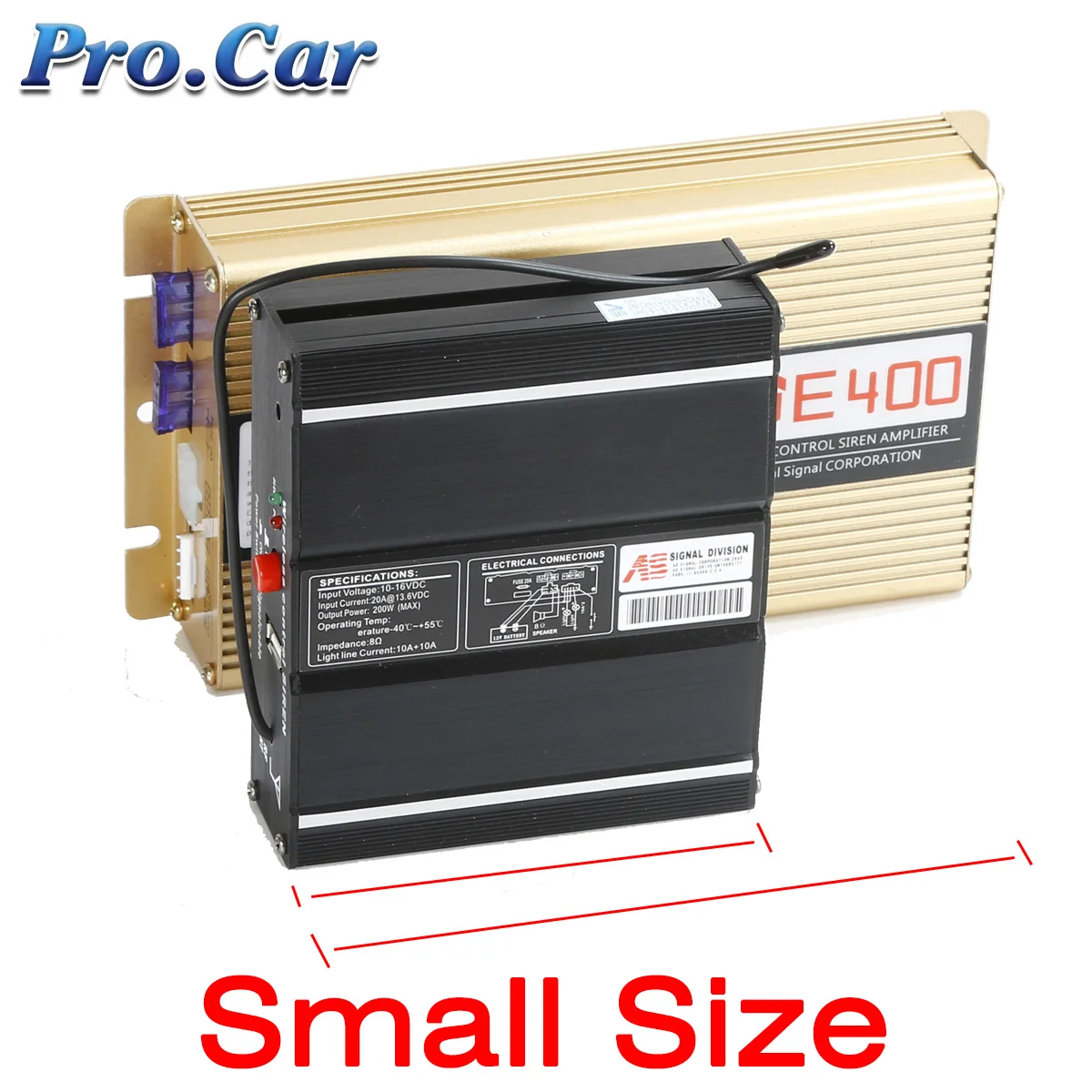 400 Вт Автомобильная Беспроводная аварийная сирена Предупреждение лизация