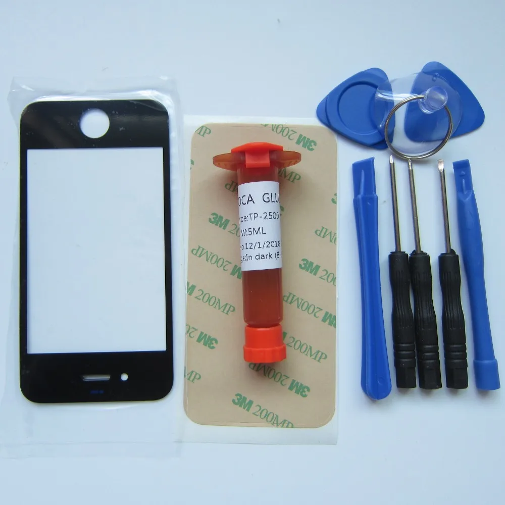 Сменные детали для iPhone 6 6S Plus 5 4 SE 3 м с наклейкой на стекло и ЖК экраном УФ клеем