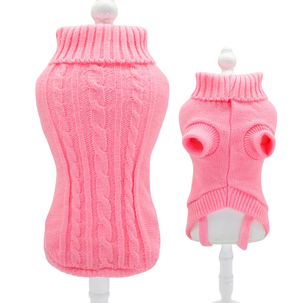 Свитер для домашних животных кошек зимняя теплая хлопковая одежда котята пальто