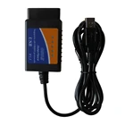 USB Elm327 V1.5 OBD2 сканер V 1,5 ELM 327 Автомобильный диагностический сканер CAN-BUS считыватель кодов для ПК ELM-327 OBD 2 Автомобильные диагностические инструменты