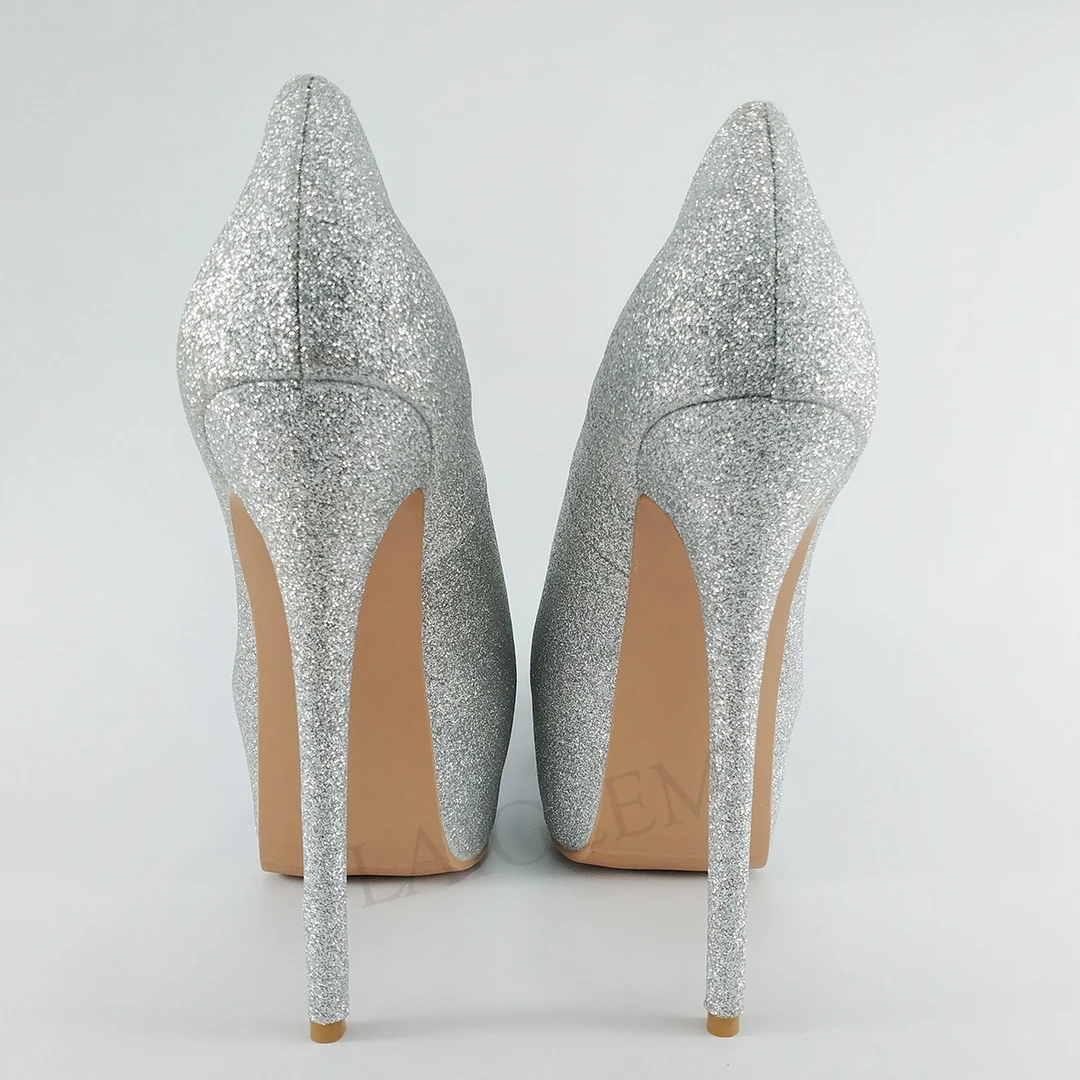 Туфли лодочки женские блестящие на высоком каблуке размеры 40 42 43 44 50 52|Женские