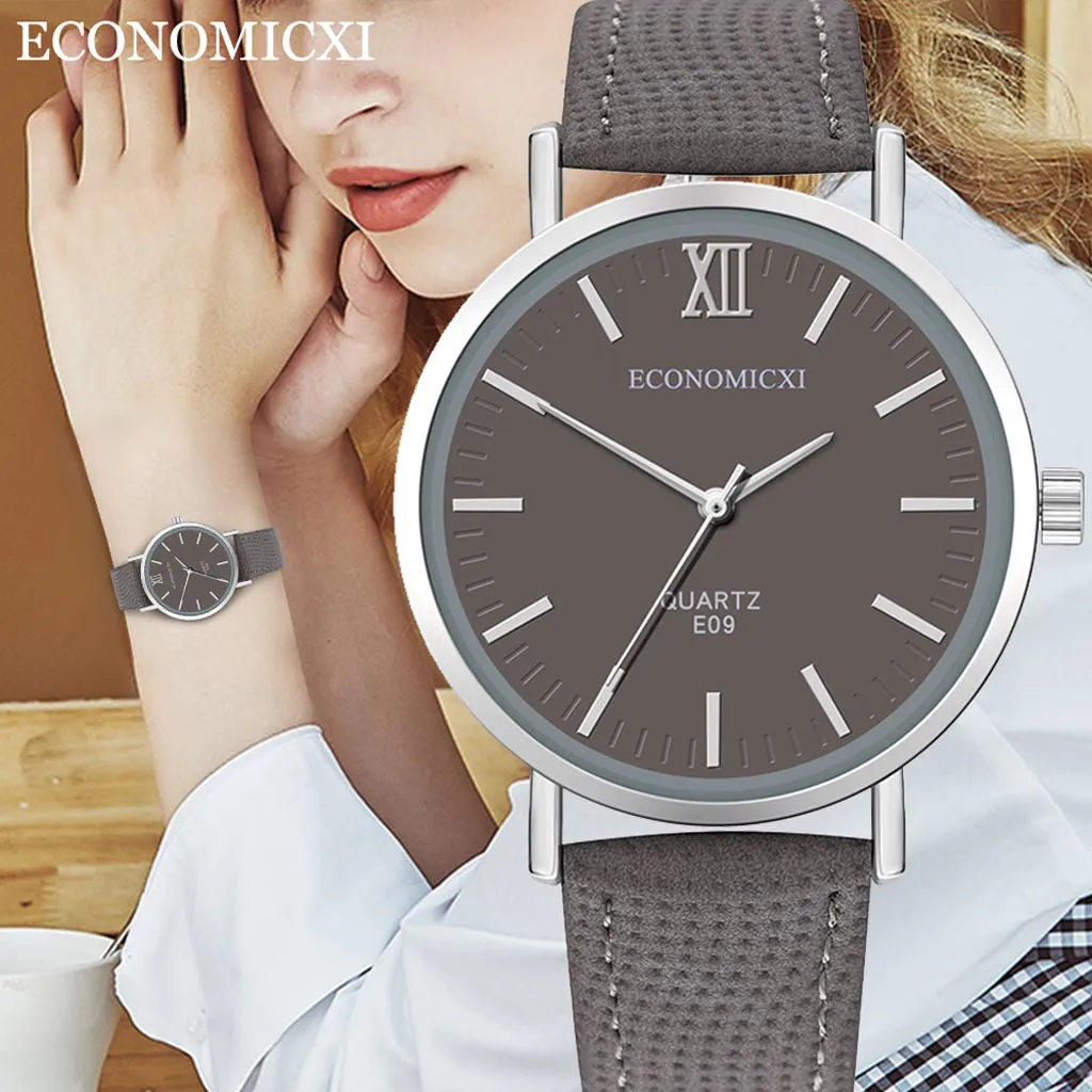 Женские часы Брендовые Часы Новое поступление деловые серебряные Dail простые