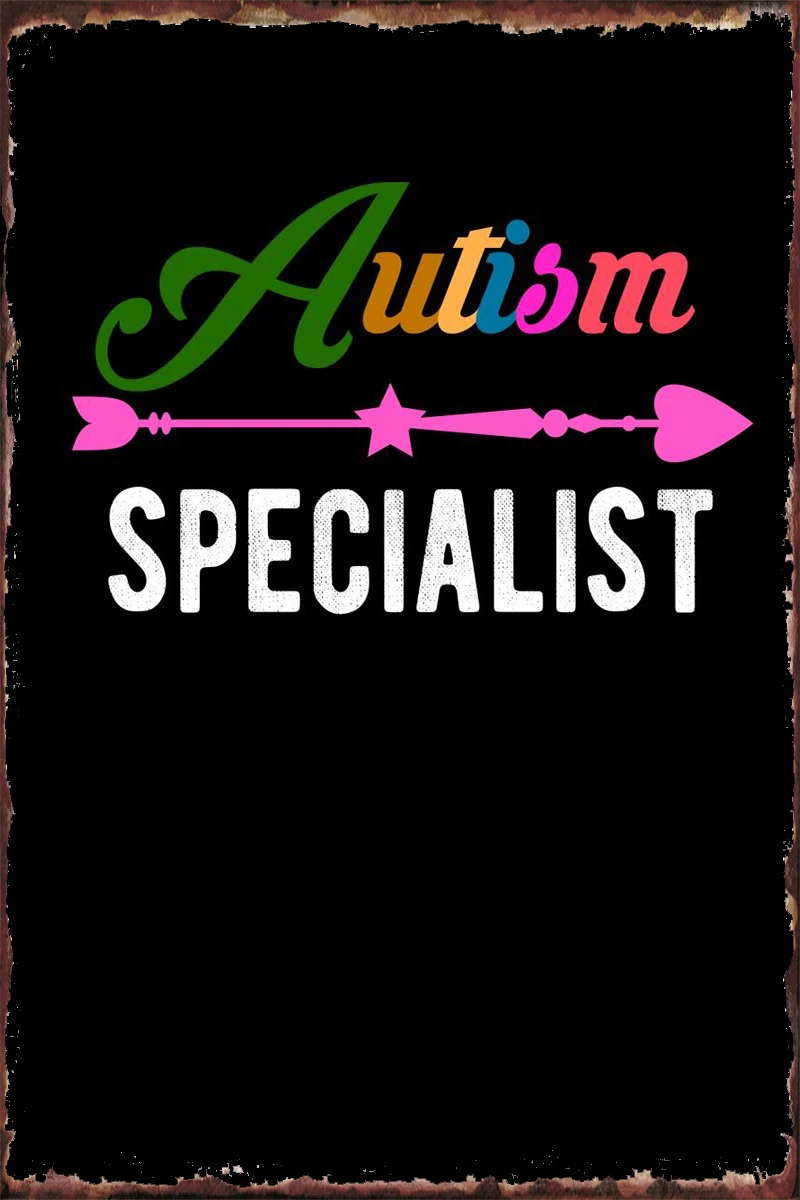 

Оловянные таблички с аутизмом, декор для стен в стиле ретро, винтажный металлический знак для художественного оформления паба, дома, клуба, ...