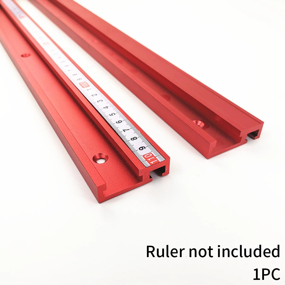 

400mm T-slot Miter Track Accessories Router Hand For Table Saw Aluminum Alloy Chute Pusher Stop Woodworking 45 Type DIY Tool