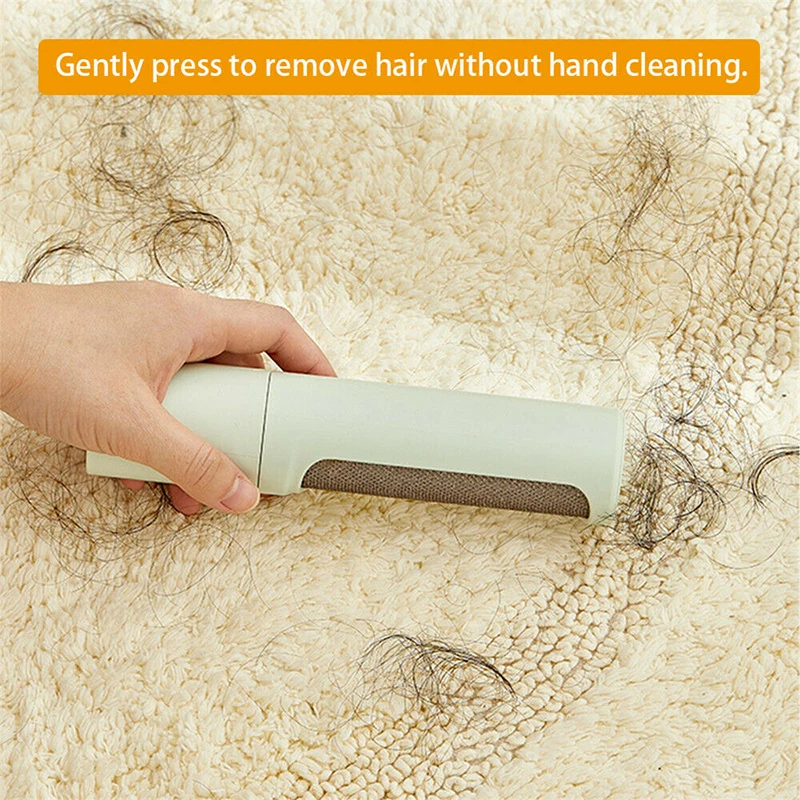 

Pet Hair Remover Dog Fur Dust Lint Cloth Roller Fuzz Hair Removal Brush for Clothes Furniture Bedding Portable Effective